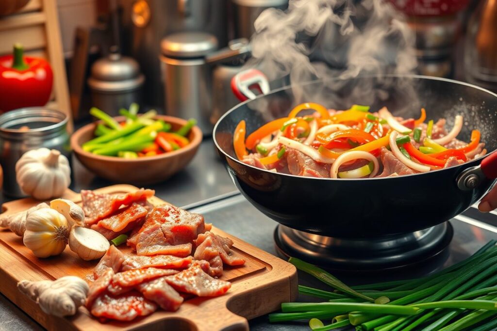 Chinese Pepper Steak Preparation Chinese Pepper Steak Preparation